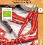 Chilipaprika 'Cayenne long slim' Luomu
