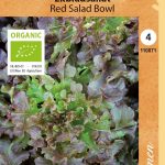 Tammenlehtisalaatti 'Red Salad Bowl' Luomu