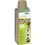 Jiffy turveruukku 8 cm pyöreä 16 kpl/pkt