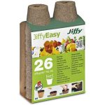 Jiffy turveruukku 6 cm pyöreä 26 kpl/pkt